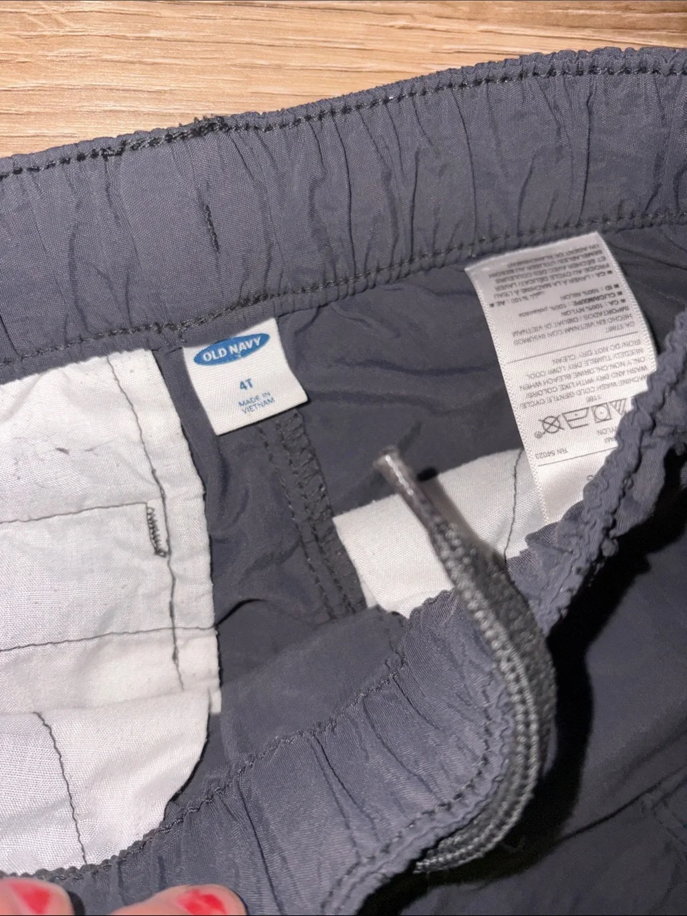 3/$20! Kids boys 4t old navy shorts Cargo Charcoal Gray shorts Magellan like